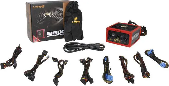 Alt view image 6 of 6 - LEPA MaxBron B800-MB 800 W ATX CrossFire Ready 80 PLUS BRONZE Certified Active PFC Power Supply