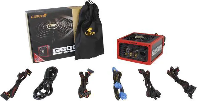 Alt view image 7 of 7 - LEPA MaxGold G500-MB 500 W ATX12V / EPS12V CrossFire Ready 80 PLUS GOLD Certified Active PFC Power Supply