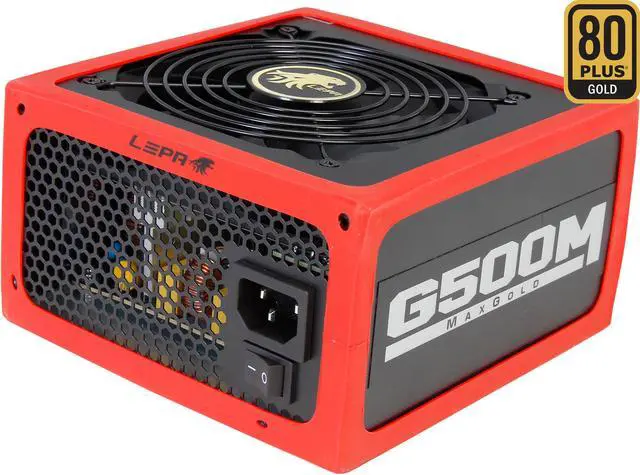 Main image of LEPA MaxGold G500-MB 500 W ATX12V / EPS12V CrossFire Ready 80 PLUS GOLD Certified Active PFC Power Supply