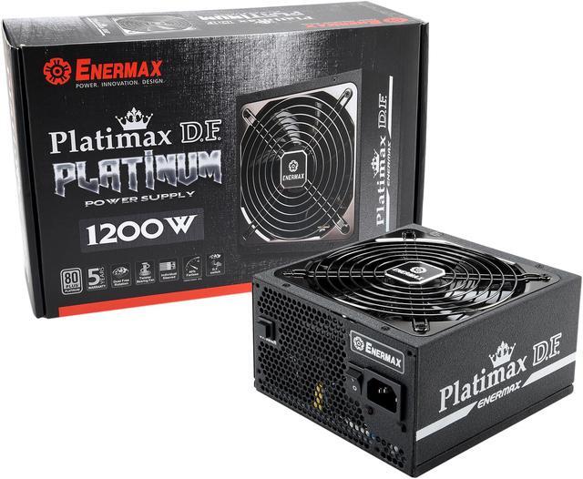 Alt view image 7 of 7 - Enermax Platimax D.F. 1200W 80 PLUS Platinum Certified Full Modular, 10 Year Warranty, Active PFC Power Supply, EPF1200EWT