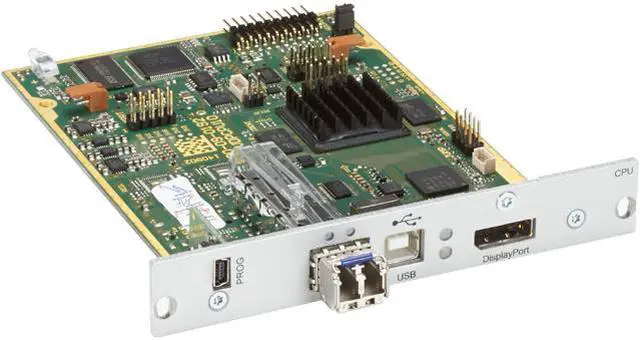 Main image of Black Box ACX2MT-DPHS-SM DKM FX Modular KVM Extender Transmitter Interface Card - 4K30 DisplayPort 1.1, USB-HID, HS Single-Mode Fiber