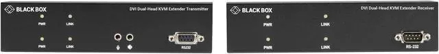 Alt view image 2 of 3 - Black Box KVX Series KVXLC-200 KVM Extender over CATx - Dual-Head, DVI-I, USB 2.0, Serial, Audio, Local Video