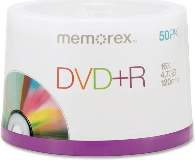 Main image of memorex 4.7GB 16X DVD+R 50 Packs Spindle Disc Model 05619