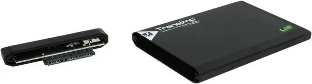 Alt view image 4 of 5 - Mukii TIP-230U2-BK Aluminum 2.5" Black with Green Highlight SATA USB 2.0 USB Powered External Enclosure