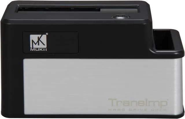 Alt view image 2 of 9 - Mukii TransImp TIP-D180U3-PUK Aluminum / Plastic 2.5" & 3.5" Black / Silver SATA USB 3.0 USB 3.0 HDD enclosure bundled with PCI-E Card