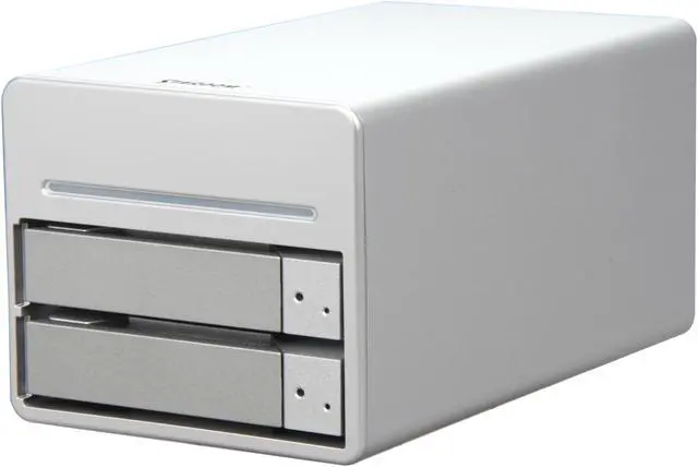 Main image of STARDOM SohoTANK ST2-WABC Aluminum 3.5" Silver SATA I/II USB 2.0, FireWire 800 / 400 External Enclosure