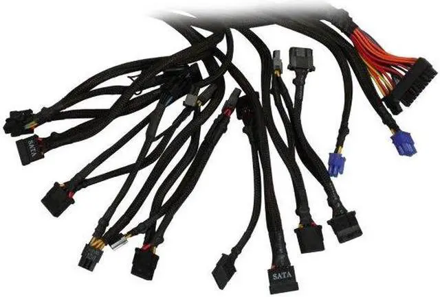 Alt view image 7 of 8 - AZZA Dynamo 850 850 W ATX & EPS 12V 2.91 SLI Ready CrossFire Ready Power Supply