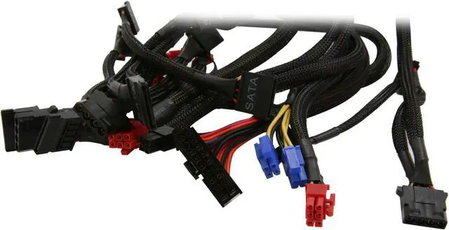 Alt view image 6 of 7 - AZZA Titan 1000W PSAZ-1000A14 ATX & EPS 12V v2.92 SLI Ready CrossFire Ready 80 PLUS BRONZE Certified  Active PFC Power Supply