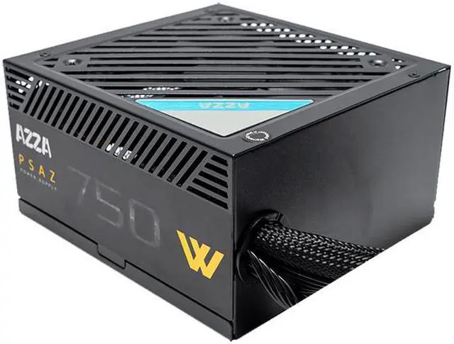 Alt view image 3 of 6 - AZZA PSAZ-750W 750W ATX 80 PLUS BRONZE Certified Non-Modular Power Supply