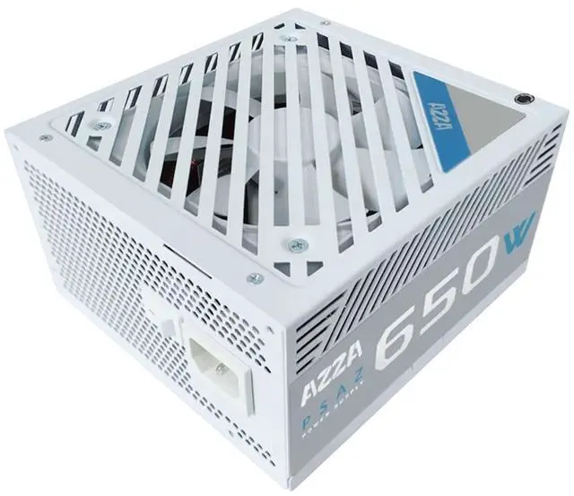 Alt view image 2 of 4 - AZZA PSAZ-650W White French Version 650 W Intel ATX12V 80 PLUS BRONZE Certified Non-Modular Power Supply