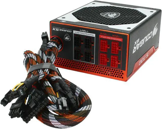 Alt view image 4 of 7 - COUGAR SX700 COUGAR-SX700 700 W ATX12V / EPS12V SLI Ready CrossFire Ready 80 PLUS SILVER Certified Yes, flexible cable management Active PFC Power Supply
