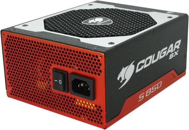 COUGAR SX850 COUGAR-SX850 850 W ATX12V / EPS12V SLI Ready CrossFire Ready  80 PLUS SILVER Certified Yes, flexible cable management Active PFC Power