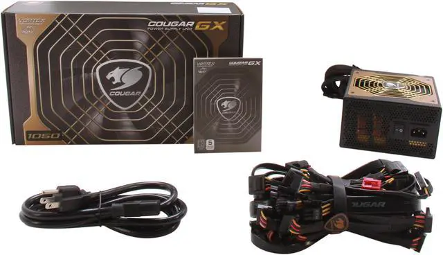Alt view image 8 of 7 - COUGAR COUGAR-GX1050 1050 W ATX12V / EPS12V SLI Ready CrossFire Ready 80 PLUS GOLD Certified Semi-Modular Active PFC Power Supply