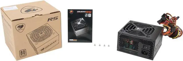 Alt view image 7 of 7 - COUGAR RSB400 400 Watt 80-Plus Power Supply with Active PFC and ULTRA-QUIET & TEMPERATURE-CONTROLLED FAN