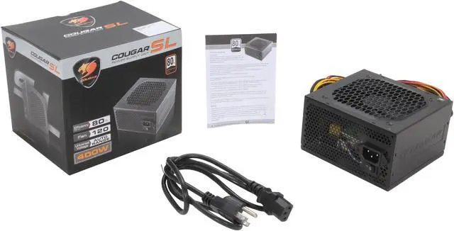 Alt view image 7 of 7 - COUGAR SL400 400 W ATX12V Power Supply Haswell ready
