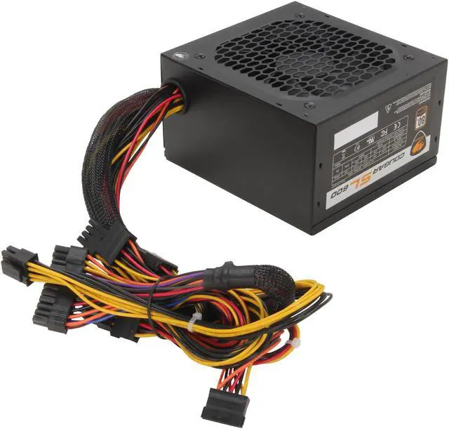 Alt view image 4 of 7 - COUGAR SL600 600 W ATX12V SLI Ready CrossFire Ready Power Supply Haswell ready