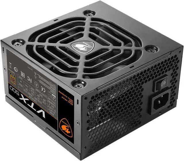 Alt view image 2 of 7 - COUGAR VTX500 500 W ATX12V 80 PLUS BRONZE Certified Power Supply