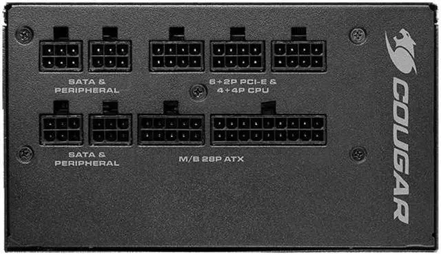 Alt view image 5 of 13 - COUGAR GEX Series GEX750 750 W ATX12V 80 PLUS GOLD Certified Full Modular Power Supply