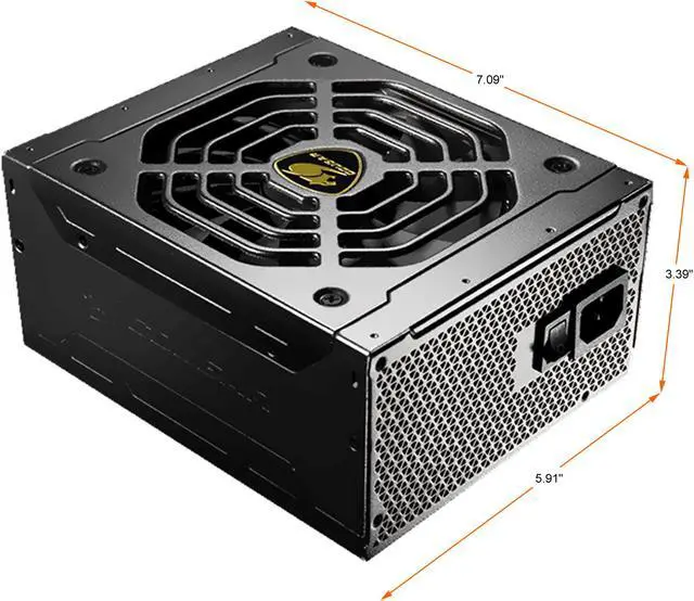Alt view image 2 of 8 - COUGAR GEX1050 1050 W ATX12V / EPS12V 80 PLUS GOLD Certified Full Modular Power Supply