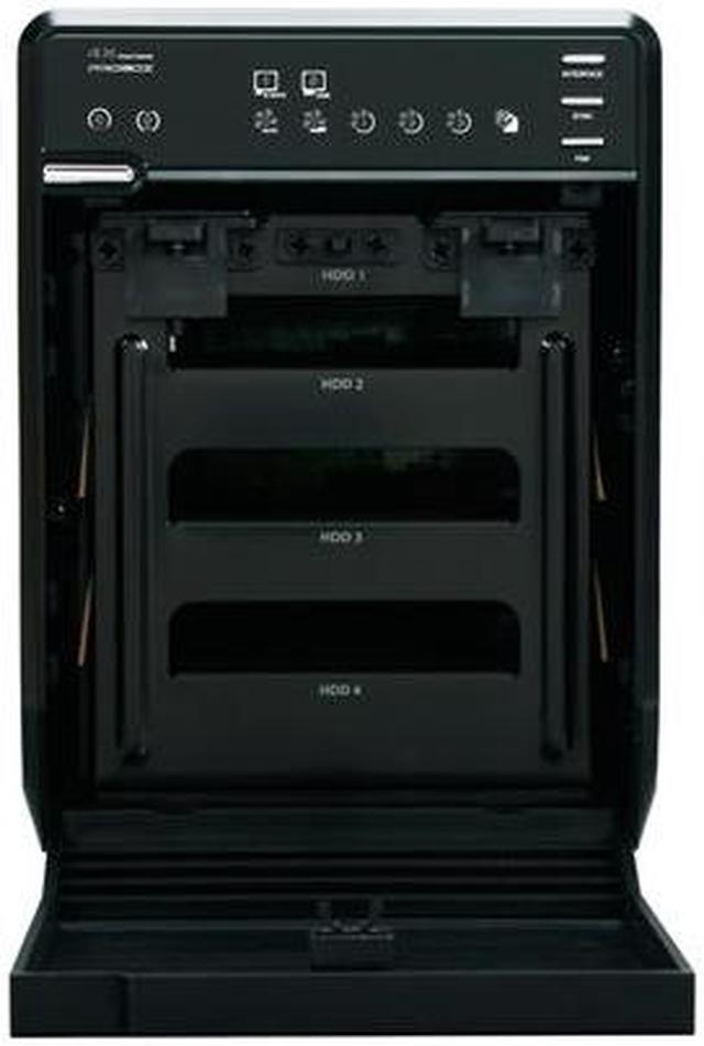 Alt view image 3 of 6 - Mediasonic HF2-SU2S2 3.5" Black SATA I/II USB 2.0 & eSATA Pro Box 4 Bay Enclosure