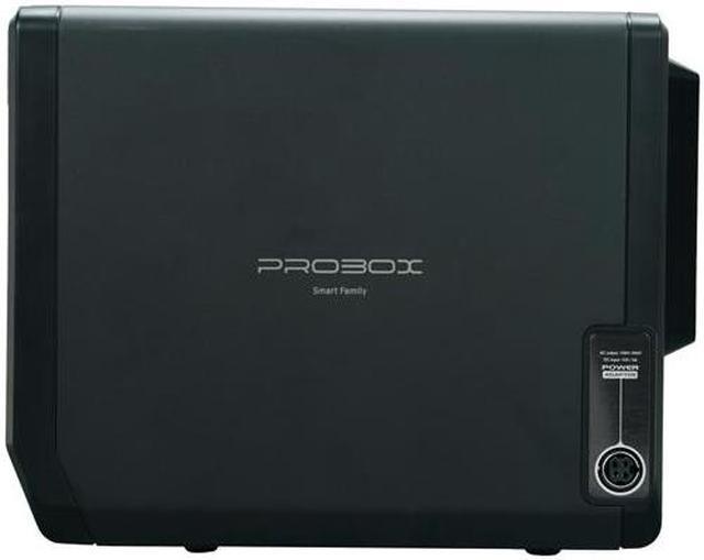 Alt view image 6 of 6 - Mediasonic HF2-SU2S2 3.5" Black SATA I/II USB 2.0 & eSATA Pro Box 4 Bay Enclosure