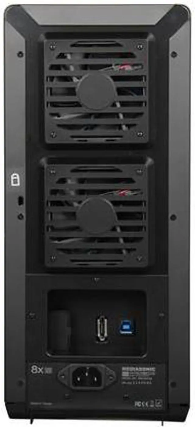 Alt view image 4 of 5 - Mediasonic ProBox 8 Bay 3.5" SATA External Hard Drive Enclosure - USB 3.0 & eSATA  (H82-SU3S2)