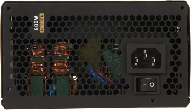 Alt view image 2 of 8 - Fractal Design Integra R2 500W ATX12V 80 PLUS BRONZE Certified Power Supply