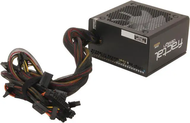 Alt view image 4 of 8 - Fractal Design Integra R2 500W ATX12V 80 PLUS BRONZE Certified Power Supply