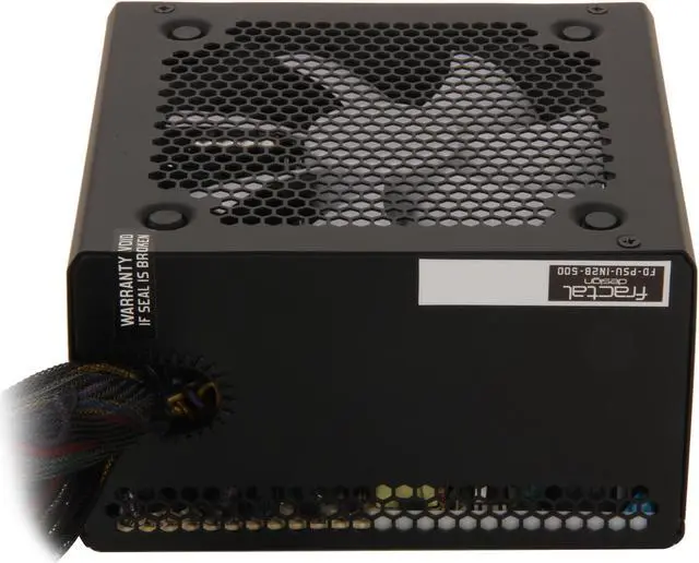 Alt view image 5 of 8 - Fractal Design Integra R2 500W ATX12V 80 PLUS BRONZE Certified Power Supply