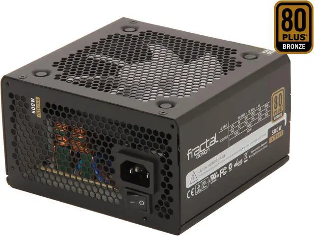 Main image of Fractal Design Integra R2 500W ATX12V 80 PLUS BRONZE Certified Power Supply