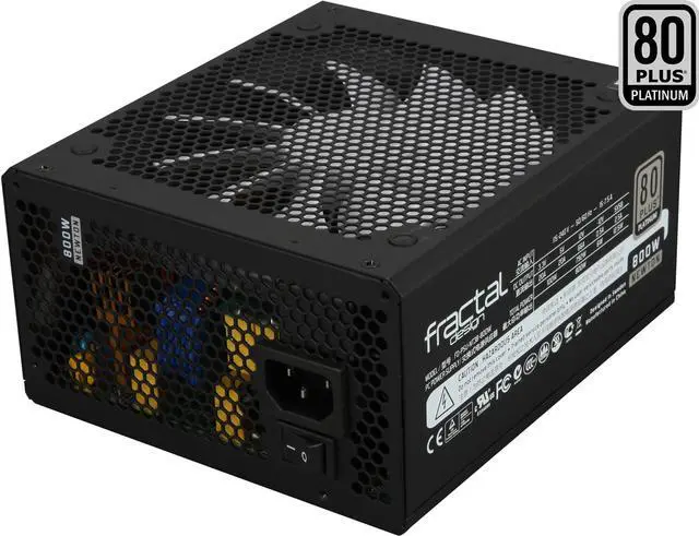 Main image of Fractal Design Newton R3 800W ATX12V / EPS12V SLI Ready CrossFire Certified 80 PLUS PLATINUM Certified Modular Power Supply