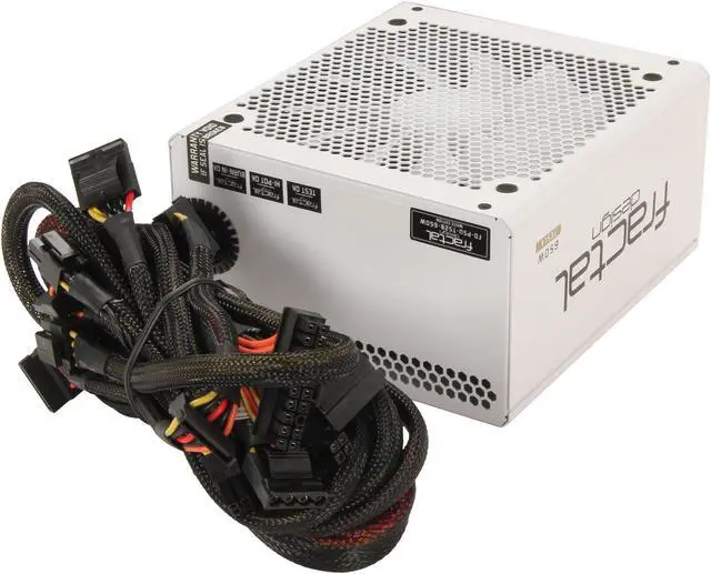 Alt view image 4 of 7 - Fractal Design Tesla R2 650W White ATX12V SLI Ready CrossFire Certified 80 PLUS GOLD Certified Power Supply