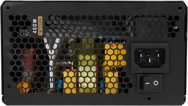 Alt view image 2 of 7 - Fractal Design Integra M 450W Modular 80 PLUS BRONZE Certified ATX Compact Power Supply