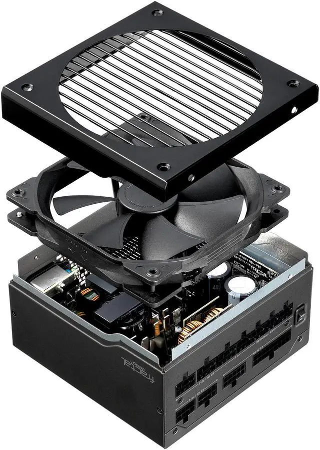 Alt view image 14 of 16 - Fractal Design Ion+ 660P 80 PLUS Platinum Certified 660W Full Modular Compact ATX Power Supply with UltraFlex Cables