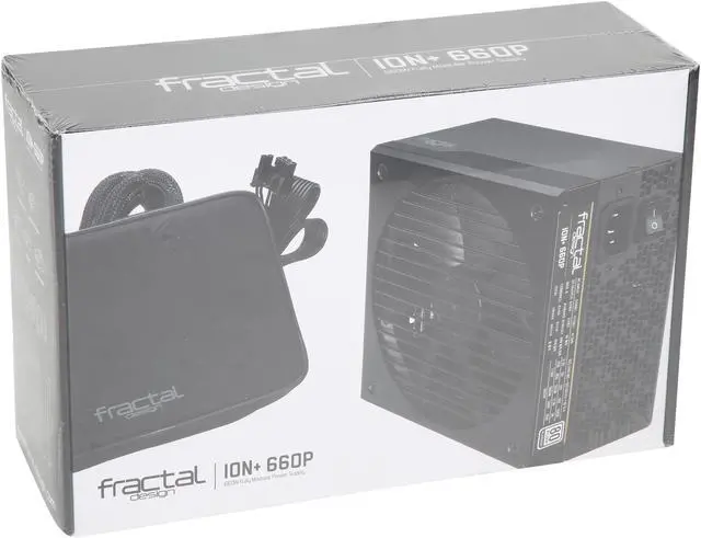 Alt view image 16 of 16 - Fractal Design Ion+ 660P 80 PLUS Platinum Certified 660W Full Modular Compact ATX Power Supply with UltraFlex Cables