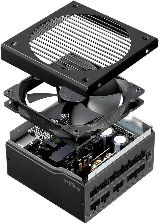 Alt view image 14 of 16 - Fractal Design Ion+ 760P 80 PLUS Platinum Certified 760W Full Modular Compact ATX Power Supply with UltraFlex Cables
