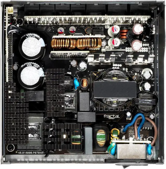 Alt view image 11 of 16 - Fractal Design Ion+ 760P 80 PLUS Platinum Certified 760W Full Modular Compact ATX Power Supply with UltraFlex Cables