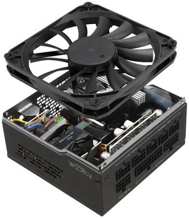 Alt view image 4 of 16 - Fractal Design Ion SFX 500G 80 PLUS Gold Certified 500W Full Modular SFX-L Power Supply with UltraFlex Cables, PSU-ION-SFX-500G-BK