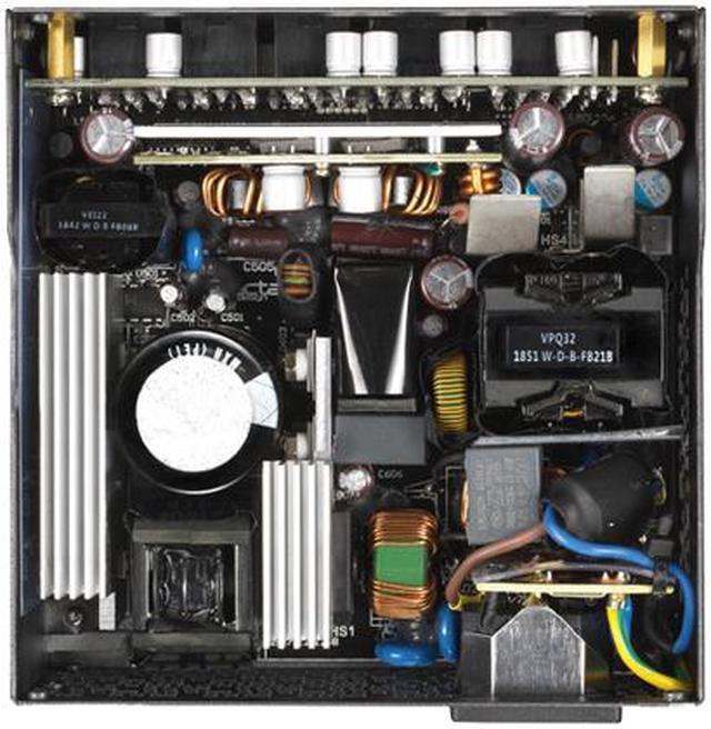 Alt view image 9 of 16 - Fractal Design Ion SFX 500G 80 PLUS Gold Certified 500W Full Modular SFX-L Power Supply with UltraFlex Cables, PSU-ION-SFX-500G-BK