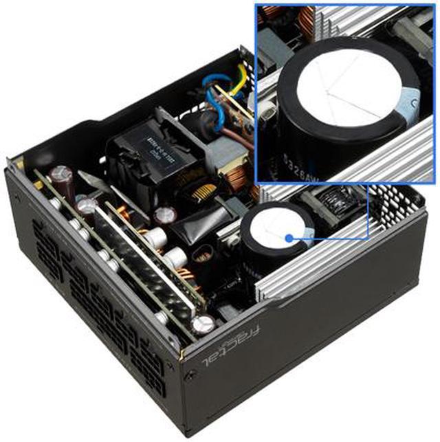 Alt view image 10 of 16 - Fractal Design Ion SFX 500G 80 PLUS Gold Certified 500W Full Modular SFX-L Power Supply with UltraFlex Cables, PSU-ION-SFX-500G-BK