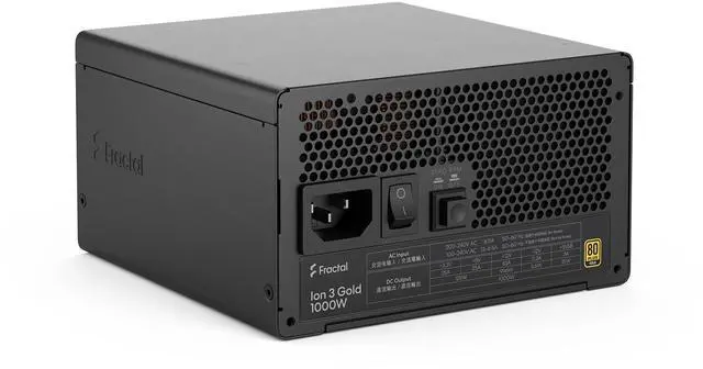 Alt view image 6 of 19 - Ion 3 Gold delivers efficient, stable power for next-generation gaming systems. With ATX12V 3.1 compatibility, native PCIe Gen 5 support, and 80 PLUS Gold efficiency, it’s built for reliable.