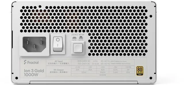 Alt view image 13 of 19 - Ion 3 Gold delivers efficient, stable power for next-generation gaming systems. With ATX12V 3.1 compatibility, native PCIe Gen 5 support, and 80 PLUS Gold efficiency, it’s built for reliable.