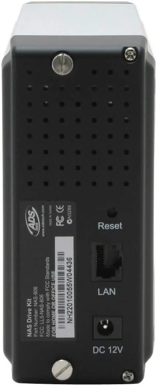 Alt view image 3 of 6 - ADS Tech NAS-806-EF Diskless System NAS Drive Kit