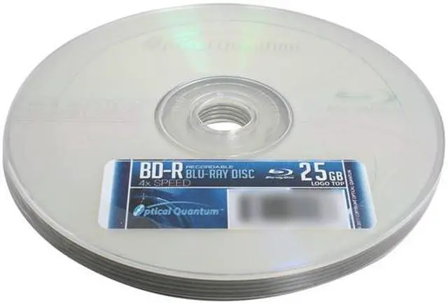 Main image of Optical Quantum 25GB 4X BD-R 5 Packs Disc Model OBBDR04LT-05