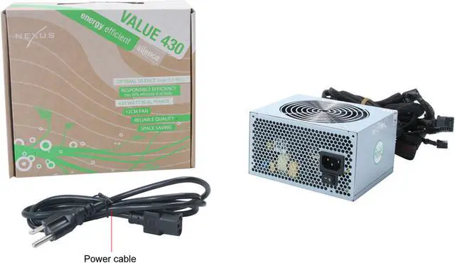 Alt view image 11 of 11 - Nexus VALUE 430 430 W Active PFC Power Supply
