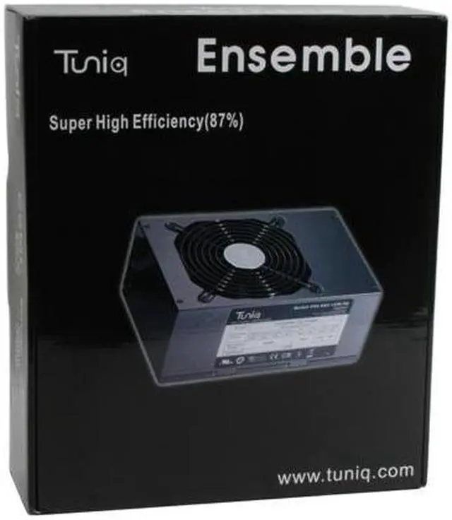 Alt view image 10 of 10 - Tuniq Ensemble 1200 W ATX12V / EPS12V SLI Ready CrossFire Ready Active PFC Power Supply