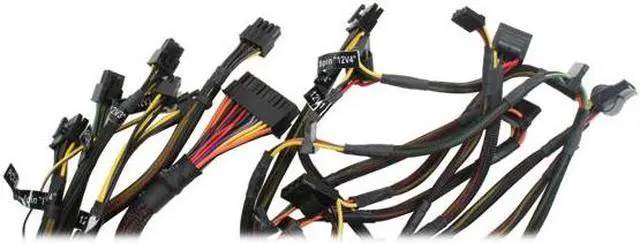 Alt view image 6 of 10 - Tuniq Ensemble 1200 W ATX12V / EPS12V SLI Ready CrossFire Ready Active PFC Power Supply