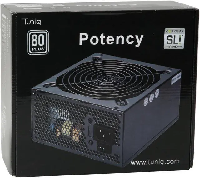 Alt view image 10 of 10 - Tuniq Potency PSU-POT550-BK 550 W ATX12V / EPS12V SLI Ready CrossFire Ready 80 PLUS Certified Active PFC Power Supply