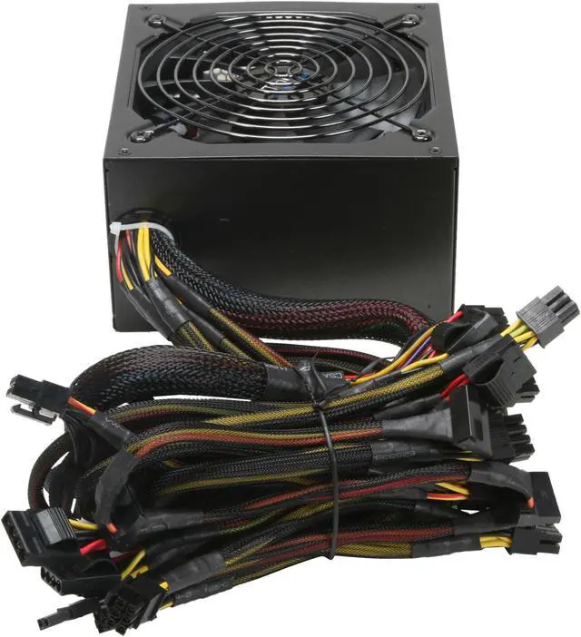 Alt view image 6 of 11 - Tuniq Ripper PSU-RIP1000W-BK 1000 W ATX12V / EPS12V SLI Certified CrossFire Ready 80 PLUS BRONZE Certified Active PFC Power Supply
