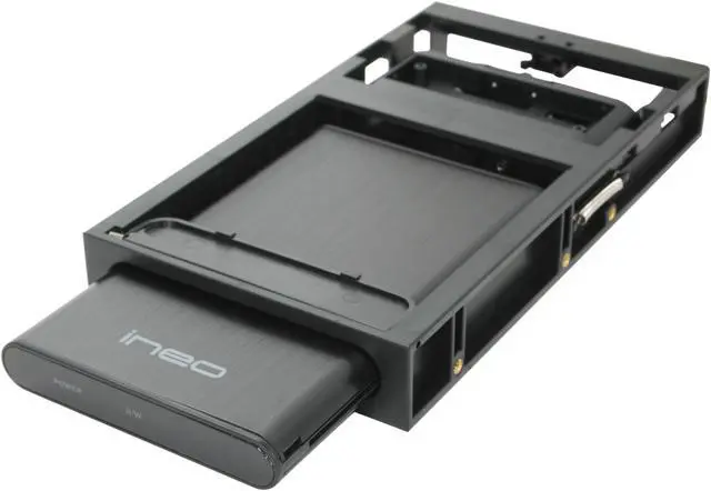 Main image of NEO I-NA205Ue2 Aluminum Alloy / Plastic 2.5" Black USB2.0 & eSATA External Hard Drive Enclosure